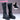 【16.5 CM】DokiDoki Height Increasing Shoes / Elevator Shoes Knee-high Boots Black Invisible Thick-Soled Platform Shoes