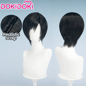 Ninja Girl Cosplay Wig Short Straight Black Hair DokiDoki