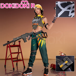 【In Stock】DokiDoki-R Game Valorant Cosplay Raze Costume Tayane Alves