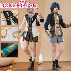 【Partially Ready For Ship】DokiDoki-SR Game Honkai: Star Rail Cosplay Jing Yuan / Blade Cosplay Costume Little Cat Casual Wear Jingyuan