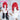 DokiDoki Game Honkai: Star Rail Cosplay Himeko · Nova Wig Long Curly Red Black Gradient Hair Young version Wig Short Curly Red Brown Gradient Hair Murata Himeko