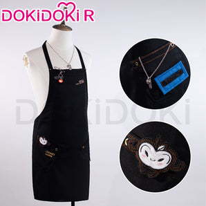 【In Stock】DokiDoki-R Game Love and Deepspace Cosplay Caleb Costume Black Apron Indulgent Scheme