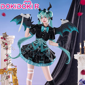 DokiDoki-R Cosplay Costume Doujin Bandage Devil  Dress Wig Halloween