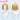 【Ready For Ship】DokiDoki Game Cosplay Woman Wig Short Straight Blond Hair