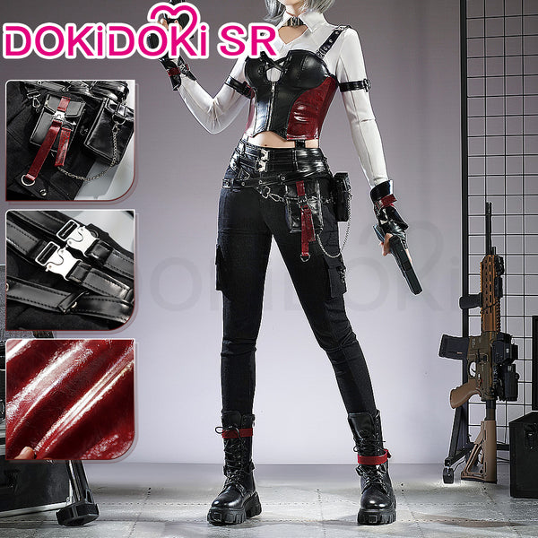 DokiDoki-SR Game Love and Deepspace Cosplay Protagonist Costume Deepspace deep space Hunter Outfit / Shoes