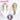 【Ready For Ship】DokiDoki Game Honkai: Star Rail Cosplay Yanqing Cosplay Wig Long Silver/ Ear Clip Yan Qing