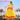 【Size S-3XL】DokiDoki-SR Movie Cosplay Cosplay Costume Yellow Orange Princess Dress / Crown