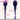 【Ready For Ship】【Gradient Ver】DokiDoki Game Genshin Impact Cosplay Version Raiden Shogun Baal Wig DyedLong Purple