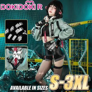 【Partially In Stock】【Size S-3XL】Dokidoki-R Game Zenless Zone Zero Cosplay Jane Doe Costume