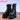 【Partially Ready For Ship】【22CM】DokiDoki Height Increasing Shoes / Elevator Shoes Martin Boots Black Invisible Thick-Soled 22 CM Platform Shoes