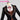 【Size S-2XL】DokiDoki-R Anime Cosplay Black Red Dress Female Uniform Suit JK