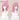DokiDoki Anime Shugo Chara Cosplay Hinamori Amu Wig Pink Long Hair