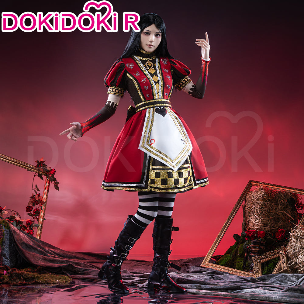 Size S-2XL】DokiDoki-R Game Alice: Madness Returns Cosplay Alice