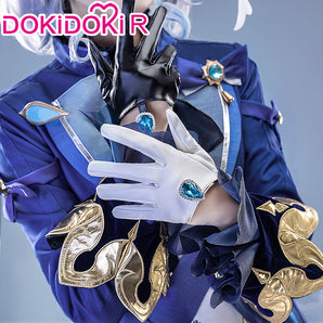 【Size S-3XL】DokiDoki-R Game Genshin Impact Cosplay Fontaine Focalors Furina Costume