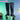 DokiDoki Game Cosplay Costume Black Green Shoes Boots