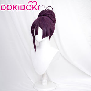 【Ready For Ship】DokiDoki Anime Cosplay Yuzuriha Cosplay Wig Purple Short