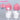 DokiDoki Anime FX Fighter Kurumi-chan Cosplay Kurumi Wig Short Straight Pink Light Purple Gradient Hair Kurumi Fukuga