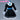 【Partially Ready For Ship】【Size S-3XL】DokiDoki-N Anime Cosplay Costume Black White Dress  Blue Bow