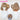 DokiDoki Game Cosplay Idol Star Wig Short Curly Brown Green Highlight Hair Pre Braided
