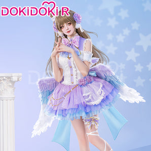 DokiDoki-R Anime LoveLive! School Idol Project Cosplay Lovelive Kotori Minami Costume / Wig White Day Angel Idol Project