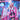 DokiDoki-R Game Cosplay Fox Costume Pink White Kimono Dress