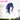【Ready For Ship】DokiDoki Game Genshin Impact Ororon Cosplay Wig / Tattoo Sticker / Ears Long Straight Navy Blue Light Blue Highlights Hair Natlan