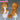 DokiDoki Anime Cosplay Wig Long Curly Orange Hair