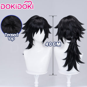 【Ready For Ship】DokiDoki Anime Copslay Wig Black Long Heat Resistant Hair