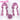 【Ready For Ship】DokiDoki Anime Cosplay Wig Long Purple Hair Double Braids