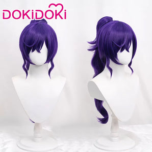 【Ready For Ship】DokiDoki Game Prooject Sekaai Colorful Staage! Cosplay Asahinaa Mafuyuu Wig Long Curly Purple