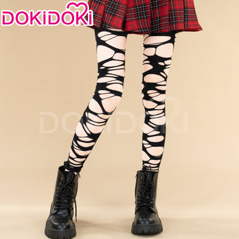 DokiDoki Ripped Fishnet Socks Stocking Black White Sexy dokidokicosplay DokiDoki Ripped Fishnet Socks Stocking Black White Sexy dokidokicosplay