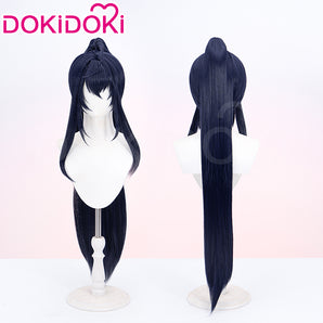 DokiDoki Game Arknights Cosplay Blaze Wig Long Straight Black Hair