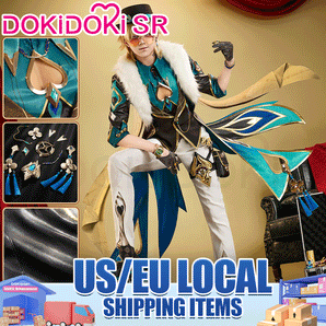 【US/EU LOCAL SHIPPING 】DokiDoki-SR Game Honkai: Star Rail Cosplay Aventurine Costume Shajin
