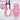 DokiDoki Music Project Cosplay Wig Long Curly Pink Hair Double Ponytails Cafe Collab