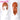 【Ready For Ship】DokiDoki Anime Cosplay Wig Long Straight Orange Hair Ponytail