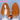 【Ready For Ship】【Front Lace】DokiDoki Movie Cosplay Princess Wig Long Curly Orange Hair