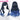 【Ready For Ship】DokiDoki Prooject Sekaai Colorful Staage! Cosplay Shiraishii Aan Cosplay Wig Blue Hair