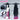 【Ready For Ship】DokiDoki Game Arknights Cosplay Mio Wig Long Straight Light Black Purple Pink Raspberry Hair