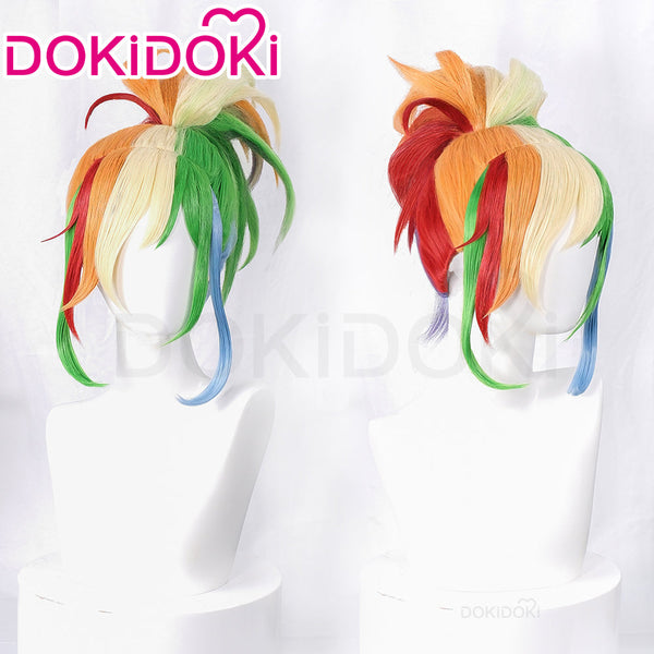 Cosplay wigs rainbow sales