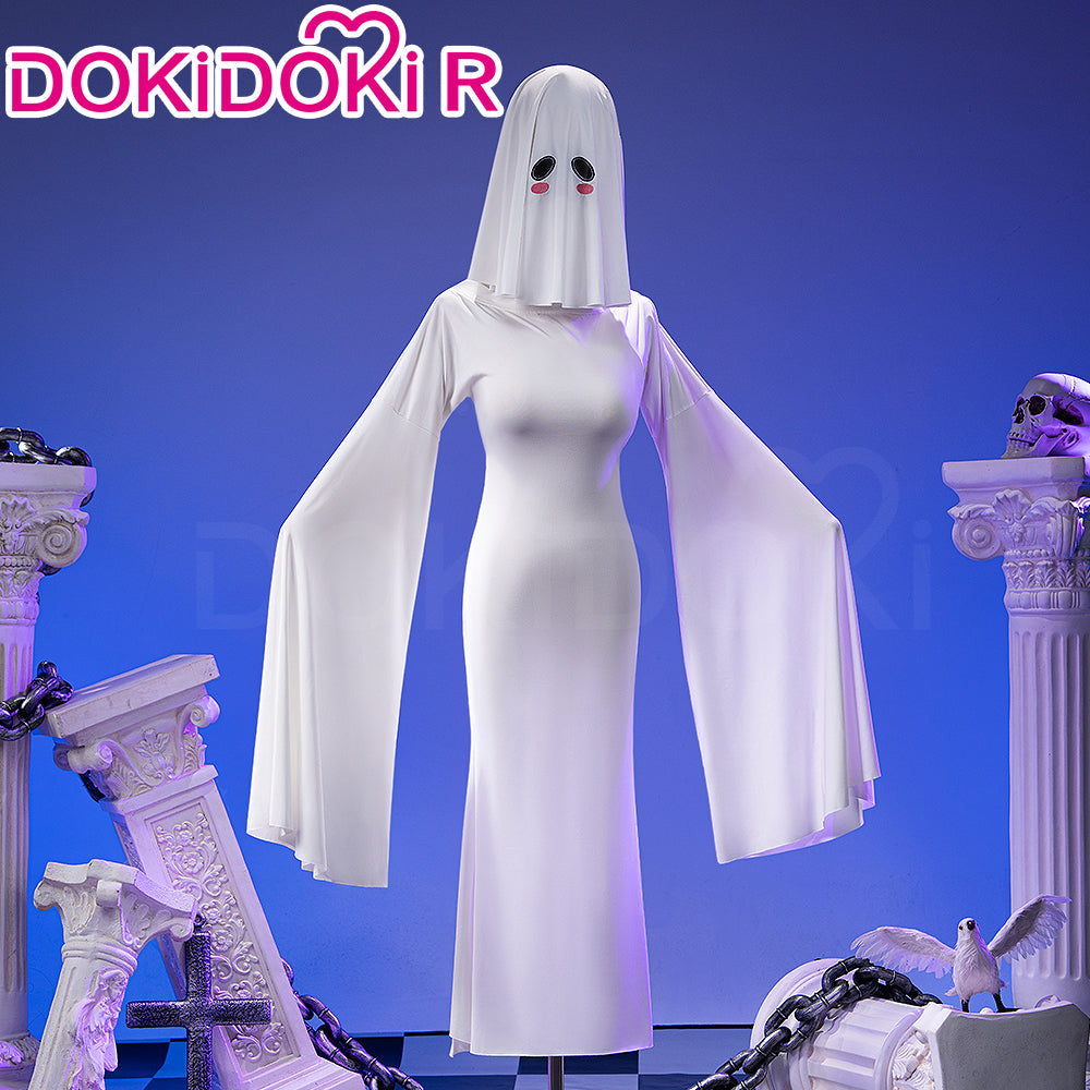 In Stock】DokiDoki-R Cosplay Ghost Lady White Costume Bodysuit