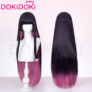 【Ready For Ship】DokiDoki Anime Rock Is a Lady's Modesty Cosplay Otoha Kurogane Wig Long Straight