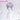 【US/EU LOCAL SHIPPING 】DokiDoki Movie Anime Cosplay Men Wig / Earrings Short Light Purple Mauve Hair