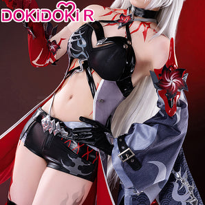 【Size S-3XL】DokiDoki-R Game Honkai: Star Rail Cosplay Acheron Costume White Hair Ver.