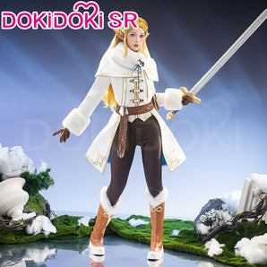 【Size S-3XL】DokiDoki-SR Game  Cosplay Princess Costume Winter Suit