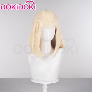 DokiDoki Anime BanG Dream! Cosplay Misumi Uika Wig Curly Yellow Hair