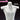 【In Stock】Black White Chest Binder with Square Shoulder Pads Cosplay Prop Size S-2XL DokiDoki