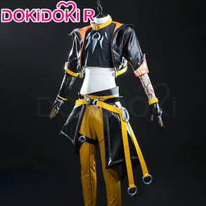 DokiDoki-R Game Cosplay Costume Yellow Black Men