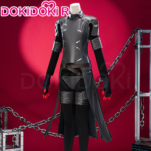 DokiDoki-R Game Cosplay Men Costume Black Combat Suit – dokidokicosplay