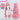 【Ready For Ship】DokiDoki Manga Anime Fall in Love, You False Angels Cosplay Otogi Katsura Wig Long Curly Pink Hair