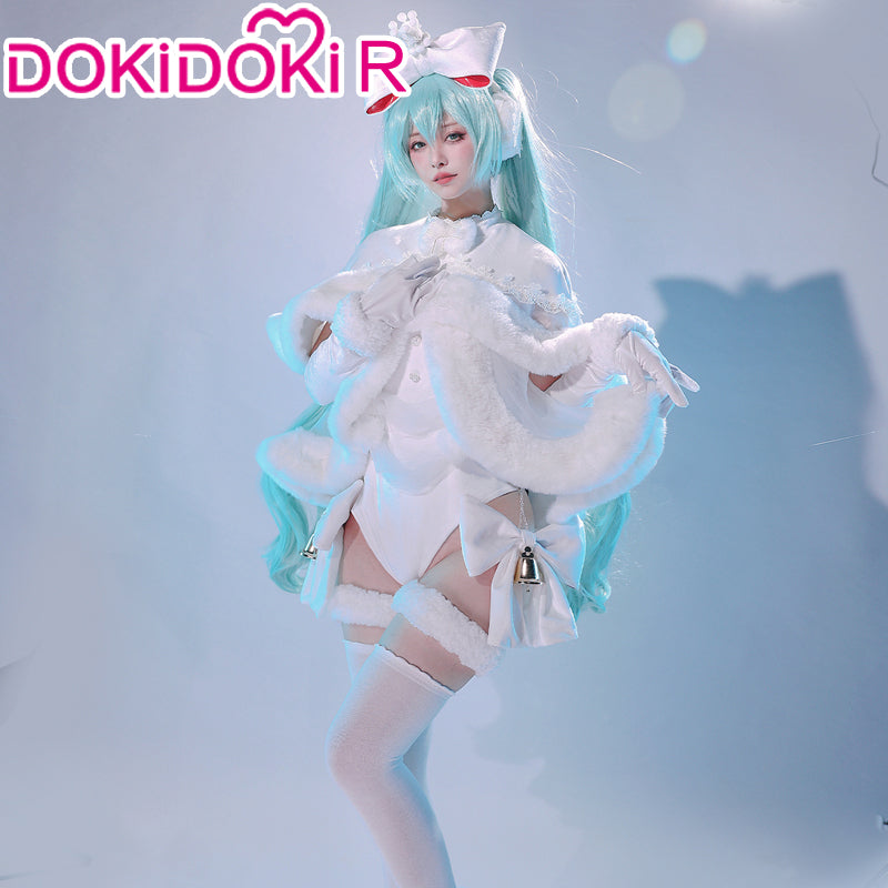 DokiDoki-R Cosplay Costume White Christmas Dress – dokidokicosplay